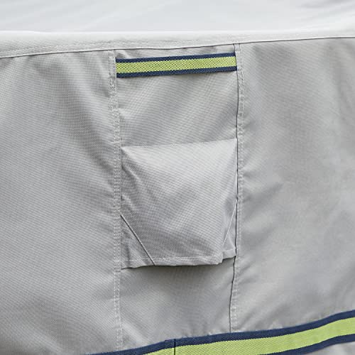 DUCKCOVERS Soteria Waterproof 32 Inch Rectangular Patio Ottoman/Side Table Cover, Outdoor Ottoman Cover by Duck Covers - Image 4