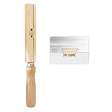 ZONEPACK Copper Brass Stamping Flexible Alphabet Number Symbol Character Stamp Mold Die, Letter Holder, Positioning Plate DIY for Hot Foil Stamping Machine (13cm T-Slot)