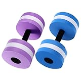 FUNOMOCYA EVA素材ウォーターダンベル 水中抵抗運動用ハンドウォーターウェイト 浮力バランス設計の水中エアロビクスとプールフィットネス器