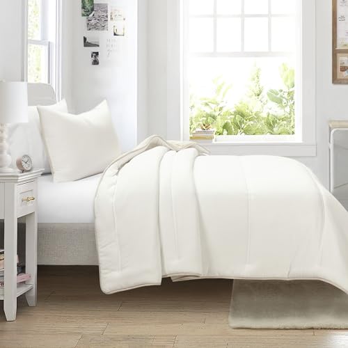 Lush Decor Oslo Soft Reversible Quilted Comforter Set, 2 Piece