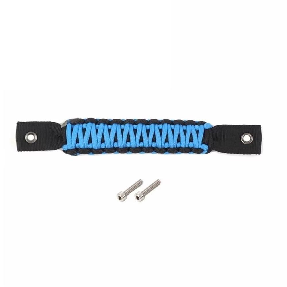 TEAKEA Car Taildoor Glass Grab Handle for Jeep for Wrangler JL 2018-2026 Rear Door Tailgate Interior Accessoires Interior Trim Decal Decoration Accessories(Blue)