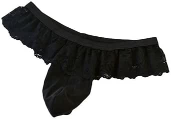 SNOMYRS Mens G String Lace Skirt Thong Underwear Crossdress Lingerie