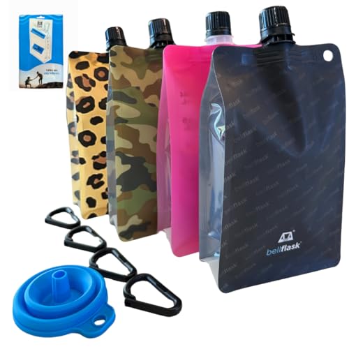 BellFlask 15 oz. BPA-Free Plastic Flask with Carabiner