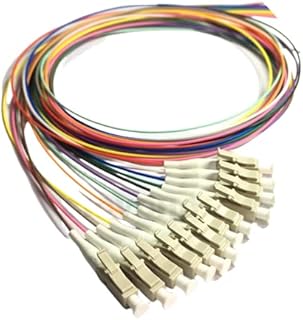 كيبل 12 لون LC/UPC - متعدد الاوضاع (50/125) - OM3-1 ملم، 2 متر / ضفيرة الياف بصرية