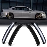 Mynoway Side Marker Lights for Dodg’e Charger 2015-2023 – 4PCS Front & Rear LED Fender Light White Parking Lamp for Charger SXT Scatpack SRT Hellcat 2015 2016 2017 2018 2019 2020 2021 2022 2023