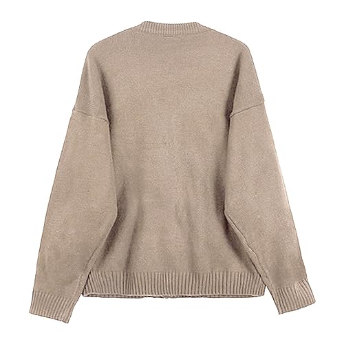 Men's Fall Cardigan Casual Knitwear Long Sleeve V Neck Button Cardigan Sweater Loose Lounge Knitted Outwear2