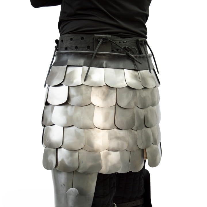 NauticalMart Medieval Scale Armor Skirt Metallic Waist & Thigh Armor Knights Skirt Armor for LARP Halloween