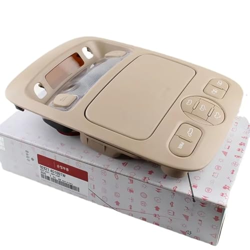 Car Reading Lamp Sunroof Switch for Kia Sedona 2006-2014 928214D100QW,Car Interior Overhead Console Dome Light Reading Lamp,A-Beige(Normal/A-Beige)