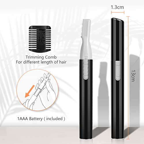 ACWOO Augenbrauentrimmer, Elektrischer Korrekturtrimmer für Körper und Gesicht,...