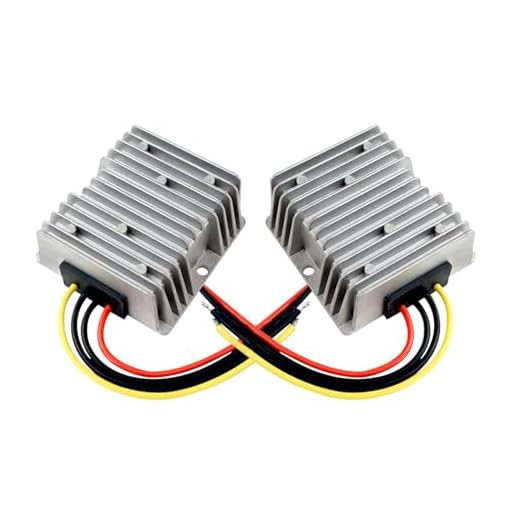 2Pcs DC 24V to 12V 10A 120W Step Down Converter Regulator Waterproof 18V-36V to 12V DC Buck Converter Power Supply Reducer Regulator Voltage Module