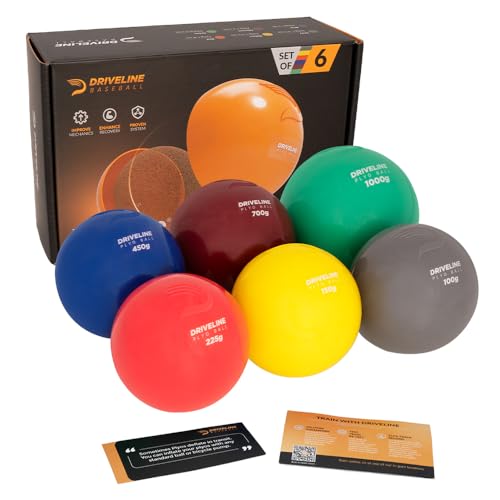 Driveline Baseball PlyoCare Balls - Weighted Pitching Training Balls + Free 16-Week Program