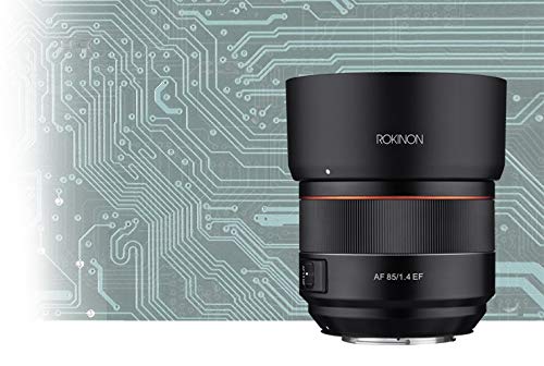 Rokinon Lente AF 85 mm F1.4 para montagem Canon EF, preta (IO85AF