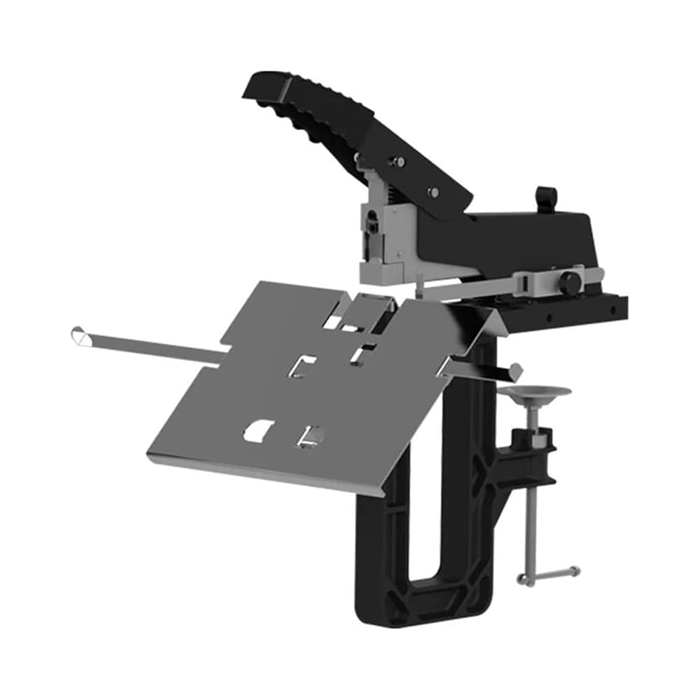 Grapadora de escritorio, grapadora resistente, puntada de sillín y grapa paralela 2 en 1, pin de hasta 60 páginas, para oficina y hogar, impresión profesional, máquina de encuadernación de uñas manual