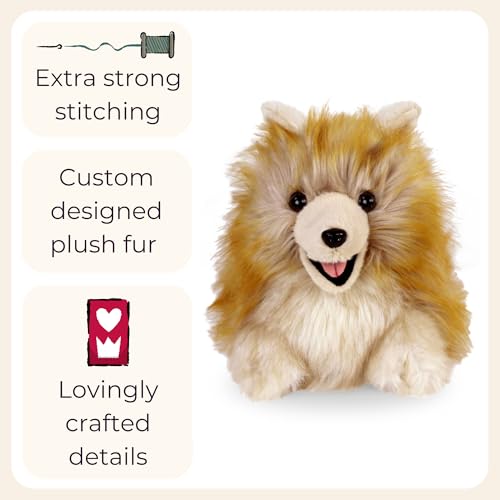 Pomeranian Slippers for Women and Men - Fuzzy Plush Dog Slippers for Adults4