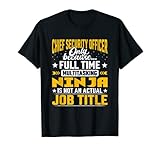 Chief Security Officer Job Title - Chief Security Inspector Camiseta