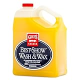 Griot's Garage Best of Show Wash and Wax for Car Detailing and Cleaning, Carnauba-Packed Coating, High Gloss Shine and Protection for Auto Paint, 11396, One Gallon
