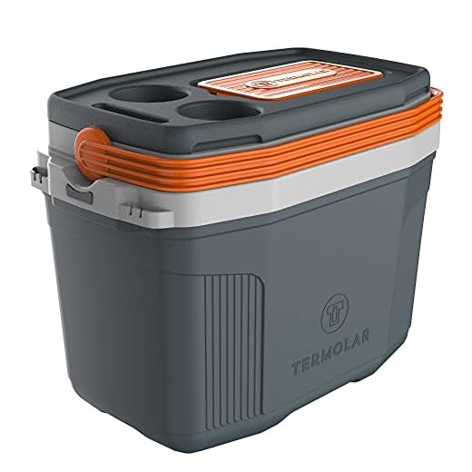 Caixa Térmica Isotérmico Suv 20l Cinza/laranja