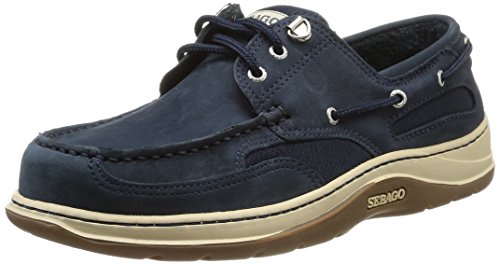 Sebago Clovehitch Il, Náuticos para Hombre, Azul (Navy Nubuck), 44 EU