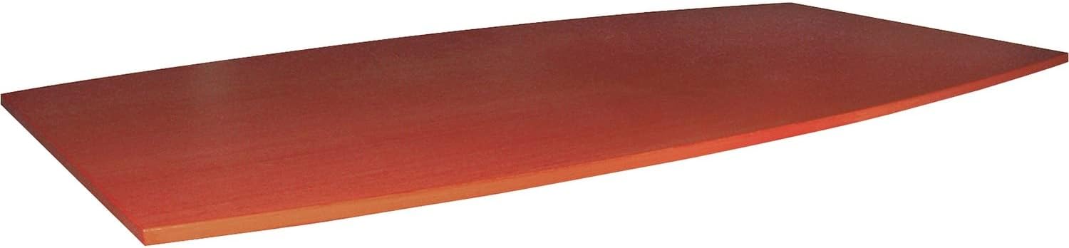Lorell 69120 Conference Tabletop, Boat-Shaped, 48-Inch Dx96-Inch W, Cherry
