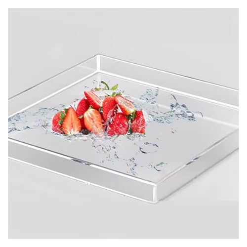 Réservoir d'eau peu profond en acrylique transparent pour la photographie et la publicité