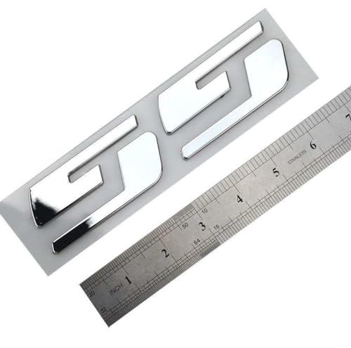 Image of 3Pcs SS Emblems Car Badge Nameplate 3D Logo Replacement for Silverado Sierra (Chrome)