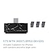 Native Union Dock+ Weighted Charging Dock with [MFi Certified] 4ft Reinforced USB-A to Lightning Cable Compatible with iPhone 13, iPhone 12 and More (Black)