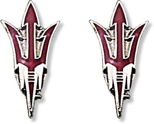 NCAA Arizona State Sun Devils Logo Post Earrings