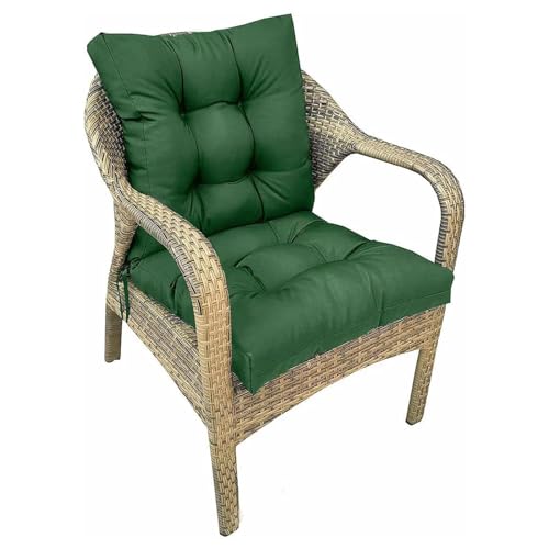 Coussins de chaise de jardin imperméables pour balancelle et rotin