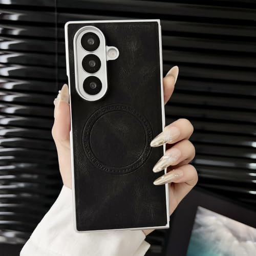 ���g�����U�[�}�O�l�b�g�������h�~�P�[�X Samsung Galaxy Z Fold 7 6 5 4 ���C�����X�[�d�Ή��ϏՌ��J�o�[�A�u���b�N�ASamsung Galaxy Z Fold6�p