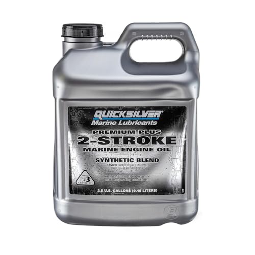 Quicksilver 2-Stroke Premium Plus Synthetic Blend Marine Engine Oil 2.5 Gallon