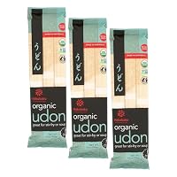Hakubaku Organic Udon Noodle, 270 g (Pack of 3)