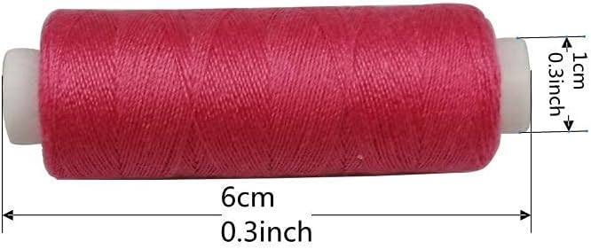 Sewing Thread 100 Colors 40S/2 250 Yards Per Spool 3 Color Sets Options (100 Colors with Storage case)