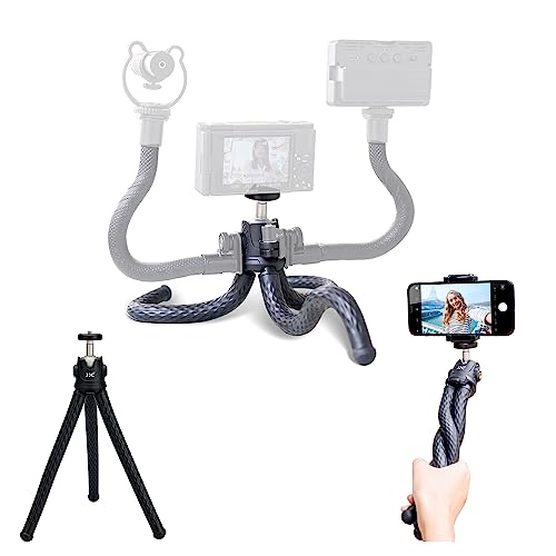 JJC 2 in 1 Flexible Mini Tripod Bendable Octopus Stand and