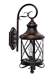  Topventas23 Aplique Exterior Farol Aluminio Color rústico