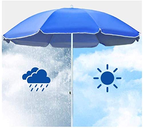 Parasol de jardín resistente al viento CLSDRZC ideal para balcón y piscina 2