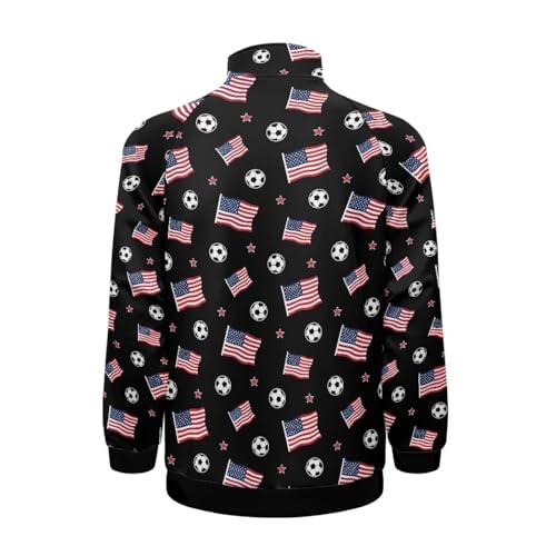 Image of Men's Lightweight Jackets Casual Full Zip Fleece Jacket Men Coats Fashion Long Sleeve Sweatshirt