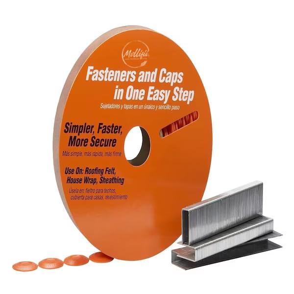 Insulated Cable Staples, 18 ga, Narrow Crown, 1-1/2 in Leg L, Steel, 1440 PK, Mfr: 650597-A