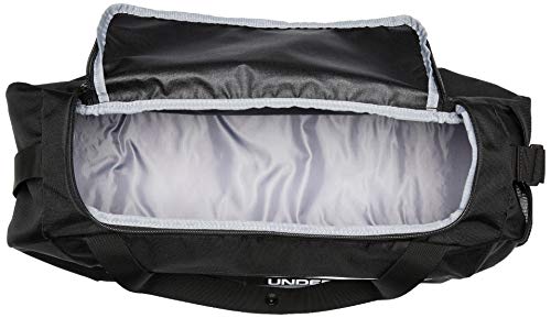Under Armour Bolsa esportiva Roland para adultos, preta (3)/branca, tamanho único