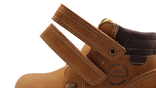 Apakowa Toddler Boy'S Cowboy Ankle Work Boots thumb #2
