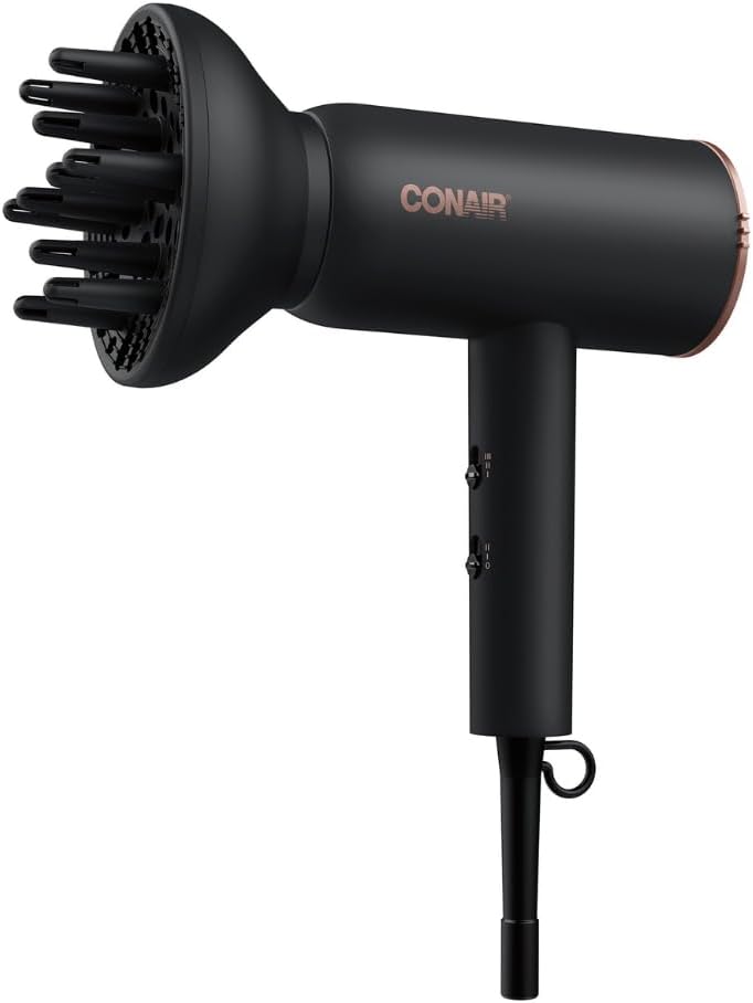 Conair 330C Titanium Pro 1875W Hair Dryer with Concentrator and Diffuser