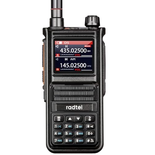 Radtel RT-470X Duad Band Ham Radio Walkie Talkies 256CH Aviation Air Band Two Way Radio Long Range Handheld Transceiver USB-C Charger/Frequency Capture /2600mAh Battery
