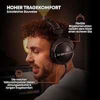 beyerdynamic DT 770 PRO 250 Ohm Over-Ear-Studiokopfhörer in schwarz. Geschlossene Bauweise, kabelgebunden für Studioanwendung ideal zum Abmischen im Studio. Handmade in Germany – Ansicht 6