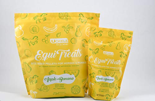 Uckele Equi Treats, for Horses, Apple Banana, 12 Ounce Bag