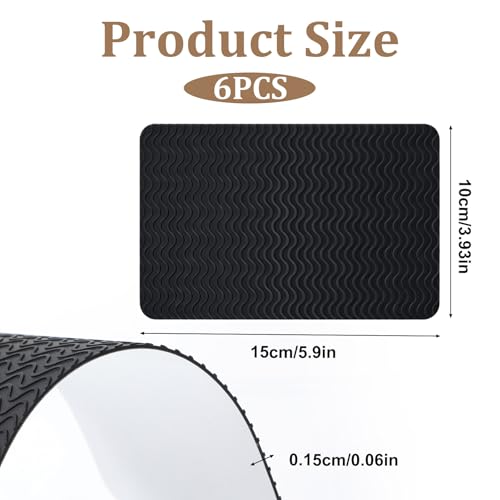 Protectores antideslizantes para suelas de zapatos 6 pcs miniatura 2
