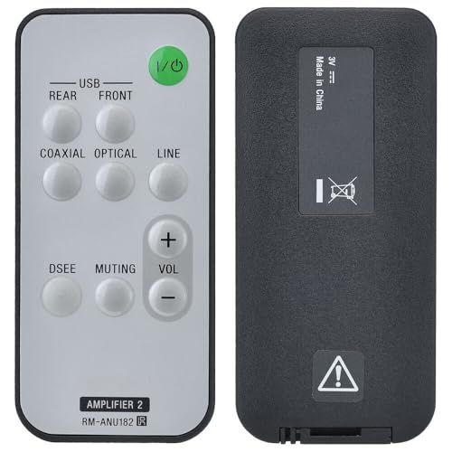 SONY RM-ANU182 リモコン　中古　可動品　シルバー Amazon | XINFUTE 純正 RM-ANU182 ソニー アンプ 2 オーディオ