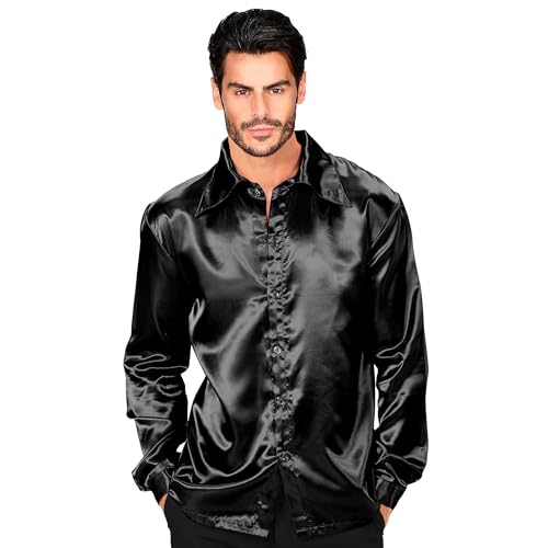 Widmann - Chemise disco, fête, années 70, rétro, déguisements, carnaval