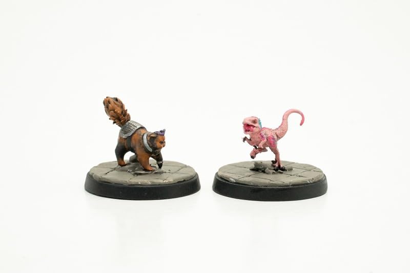 Dungeon Crawler Carl Miniatures Set I: The Royal Court - Contains 9 prepainted Fully Assembled Miniatures of the Main Characters from the Dungeon Crawler Carl LitRPG Series