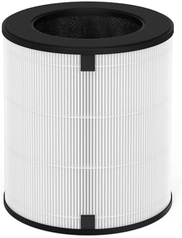 Benfosh Filtro di ricambio compatibile con purificatore d'aria Levoit LV- H133, filtro sostitutivo 3-in-1 con filtro a carbone attivo integrato, numero di parte LV-H133-RF