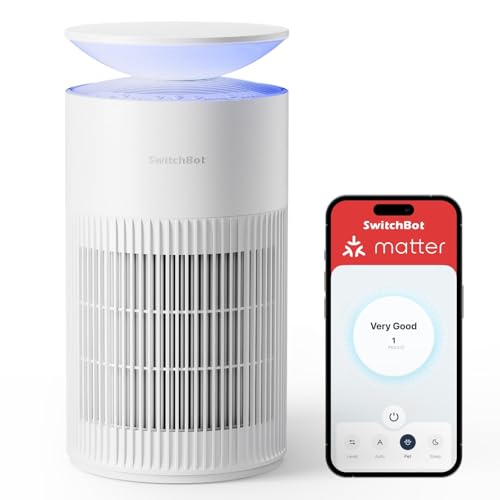 SwitchBot Air Purifiers for Home Large Room with Matter Up