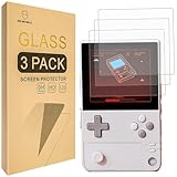Mr.Shield Protector de pantalla compatible con AYANEO Pocket DMG [vidrio templado] [paquete de 3] [vidrio japon�s con dureza 9H]